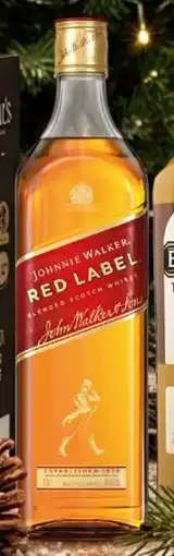 Lidl Johnnie Walker Red Label Scotch Whisky promoção