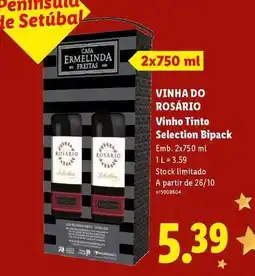 Lidl Vinha do torrão - vinha do vinho tinto selection bipack promoção