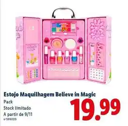 Lidl Estojo maquilhagem believe in magic promoção