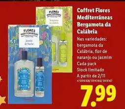 Lidl Flor - coffret flores mediterraneas bergamota da calabaria promoção