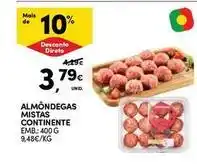 Continente Bom dia Continente - almôndegas mistas promoção