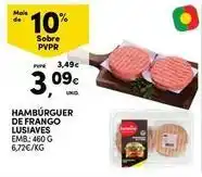 Continente Bom dia Lusíadas - hamburguer de frango promoção