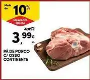 Continente Bom dia Continente - pâ de porco c/osso promoção