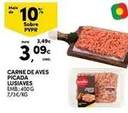 Continente Bom dia Lusíadas - carne de aves picada promoção