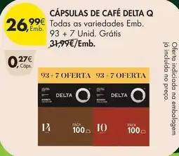 Pingo Doce Delta q - cápsulas de café promoção