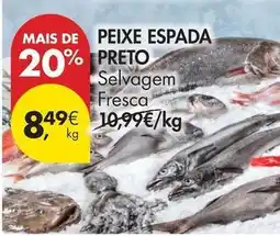 Pingo Doce Peixe espada preto promoção