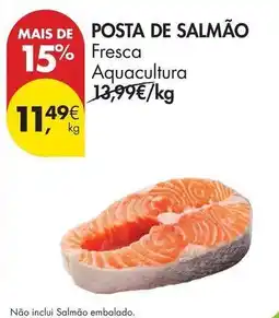 Pingo Doce Aquacultura - posta de salmão promoção