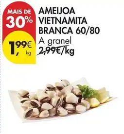 Pingo Doce A+ - ameijoa vietnamita branca 60/80 promoção