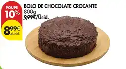 Pingo Doce Bolo de chocolate crocante promoção