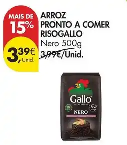 Pingo Doce Gallo - arroz pronto a comer risogallo promoção
