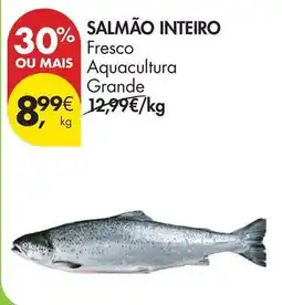 Pingo Doce Aquacultura - salmão inteiro promoção