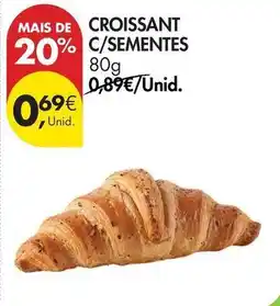 Pingo Doce Croissant c/sementes promoção