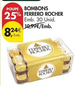 Pingo Doce Ferrero rocher - bombons promoção