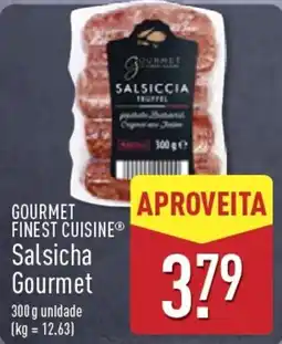 ALDI Salsicha Gourmet promoção