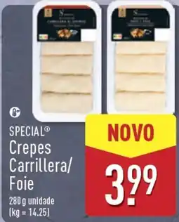 ALDI Special crepes carrillera/foie promoção