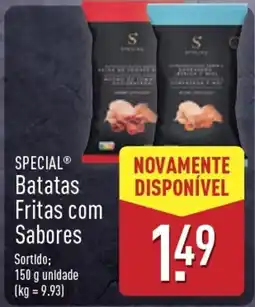 ALDI Special batatas fritas com sabores promoção