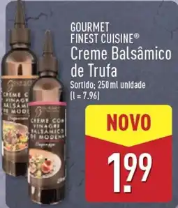 ALDI Gourmet finest cuisine creme balsâmico de trufa promoção