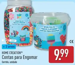 ALDI Home Creation Contas para Engomar promoção
