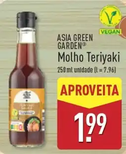 ALDI Asia green garden molho teriyaki promoção