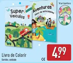 ALDI Livro de colorir promoção