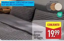 ALDI Novitesse roupa de cama promoção