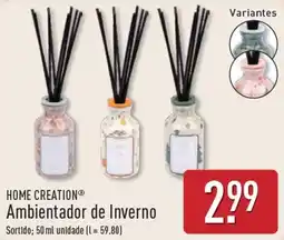 ALDI Home creation ambientador de inverno promoção