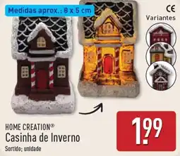 ALDI Home creation casinha de inverno promoção