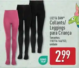 ALDI lily & dan collants/leggings para criança promoção