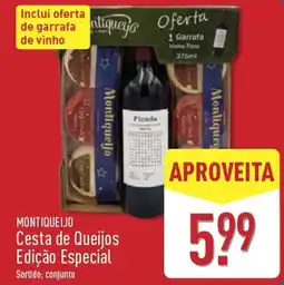 ALDI Montiqueijo Cesta de Queijos Edição Especial promoção