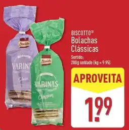 ALDI Biscotto bolachas clássicas promoção