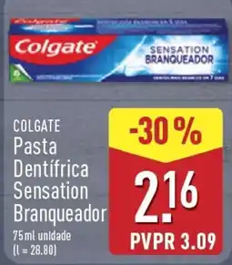 ALDI Colgate pasta dentífrica sensation branqueador promoção