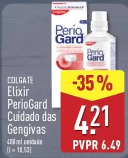 ALDI Colgate elixir perio gard cuidado das gengivas promoção