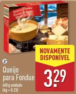 ALDI Queijo para Fondue promoção
