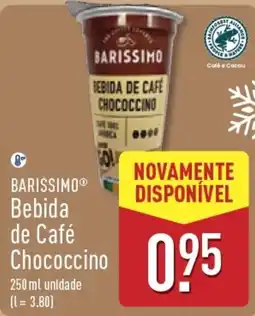 ALDI Barissimo bebida de café chococcino promoção