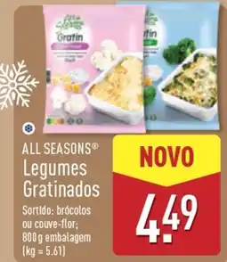 ALDI All seasons legumes gratinados promoção