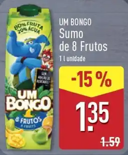 ALDI um bongo sumo de 8 frutos promoção