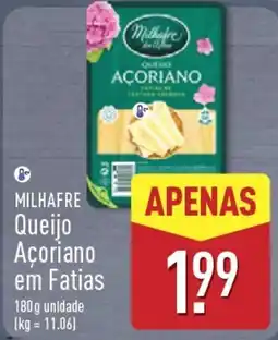 ALDI Milhafre Queijo Açoriano em Fatias promoção