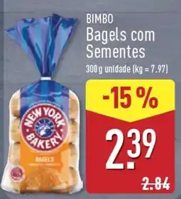 ALDI Bimbo bagels com sementes promoção