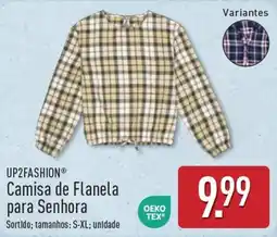 ALDI Camisa de Flanela para Senhora promoção