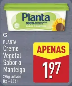 ALDI Planta Creme Vegetal Sabor a Manteiga promoção