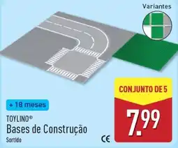 ALDI Toylino Bases de Construção promoção