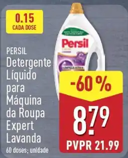 ALDI persil detergente líquido para máquina da roupa expert lavanda promoção