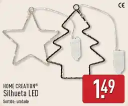 ALDI Home creation silhueta led promoção