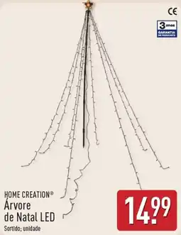 ALDI Home creation árvore de natal led promoção