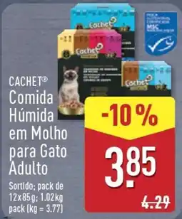 ALDI Cachet comida húmida em molho para gato adulto promoção