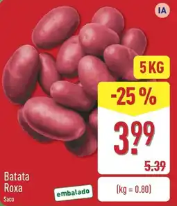 ALDI Batata Roxa promoção