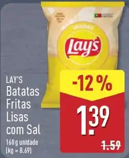 ALDI Lay's Batatas Fritas Lisas com Sal promoção