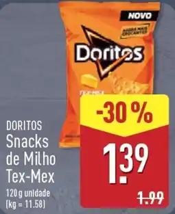 ALDI Doritos Snacks de Milho Tex-Mex promoção