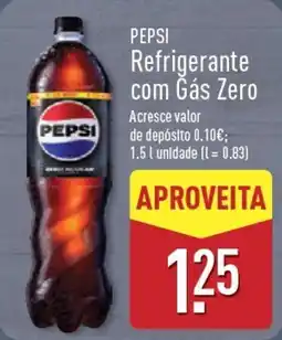 ALDI Pepsi Refrigerante com Gás Zero promoção