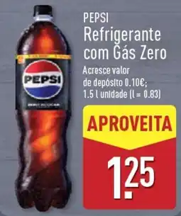 ALDI Pepsi refrigerante com gás zero promoção